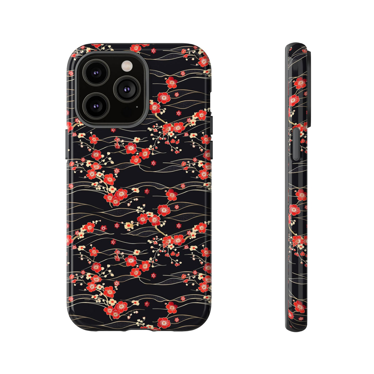 Japanese Pattern Phone Case – Elegant & Timeless Design for Your Phone 041