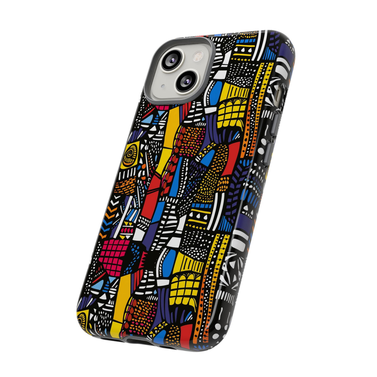 Stylish African Pattern Phone Case – Unique and Vibrant Protection 201