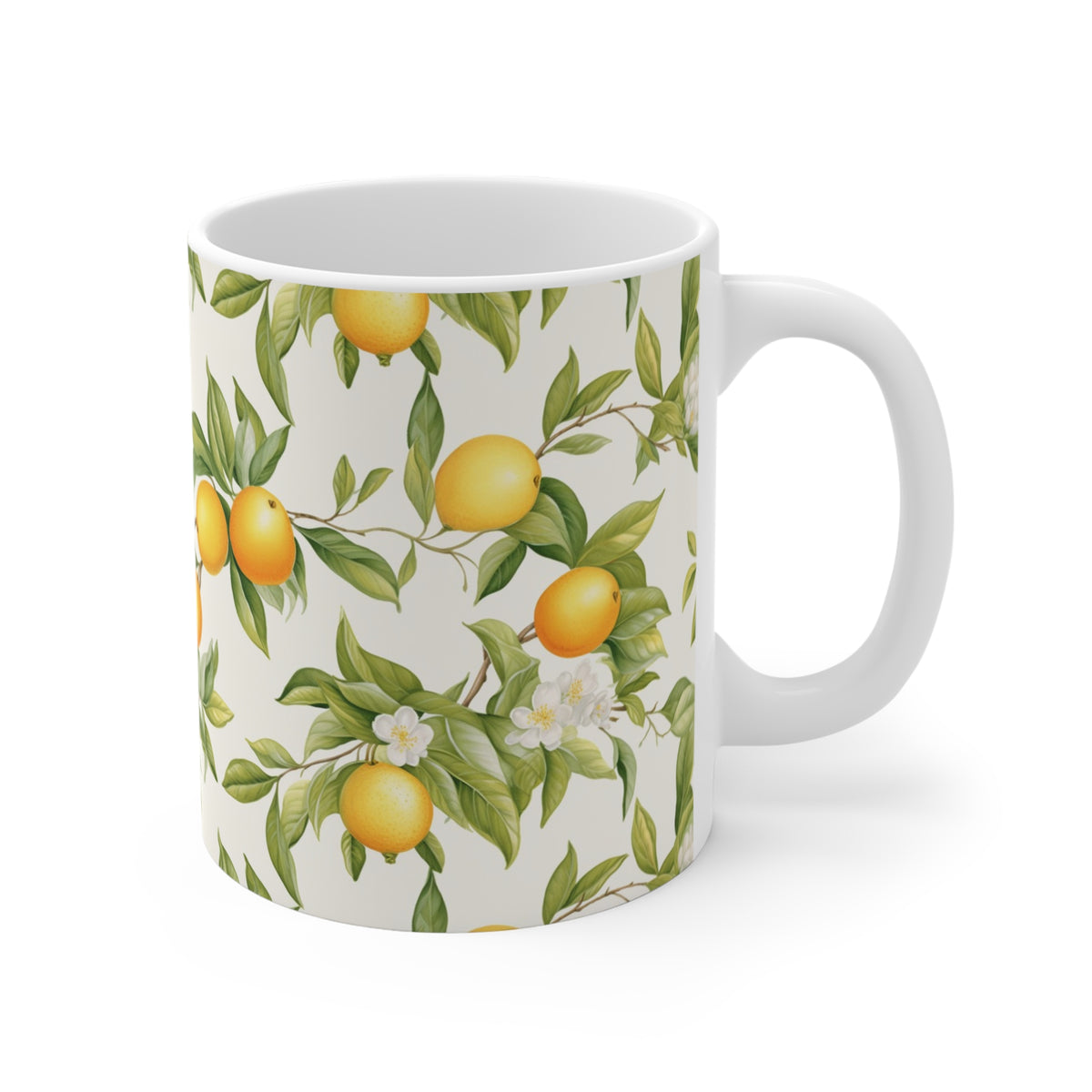 Various Watercolor Design All Over Coffee Mug – Unique Artistic Ceramic Coffee Cup 466