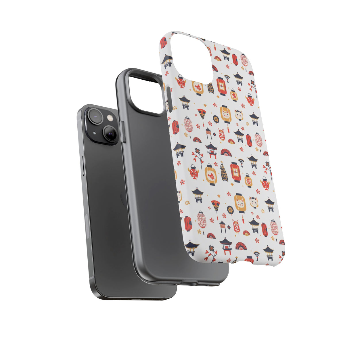 Japanese Pattern Phone Case – Elegant & Timeless Design for Your Phone 121