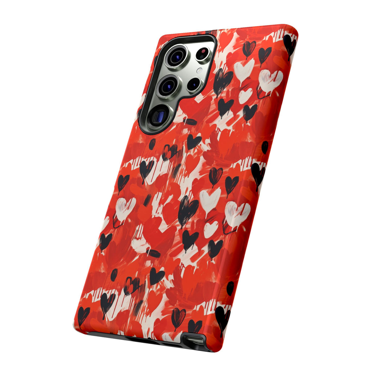 Heart Pattern Phone Case – Stylish & Loving Design for Your Device 355