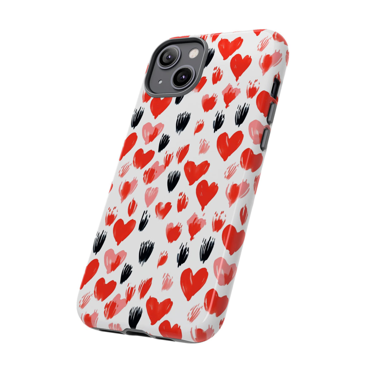 Heart Pattern Phone Case – Stylish & Loving Design for Your Device 366