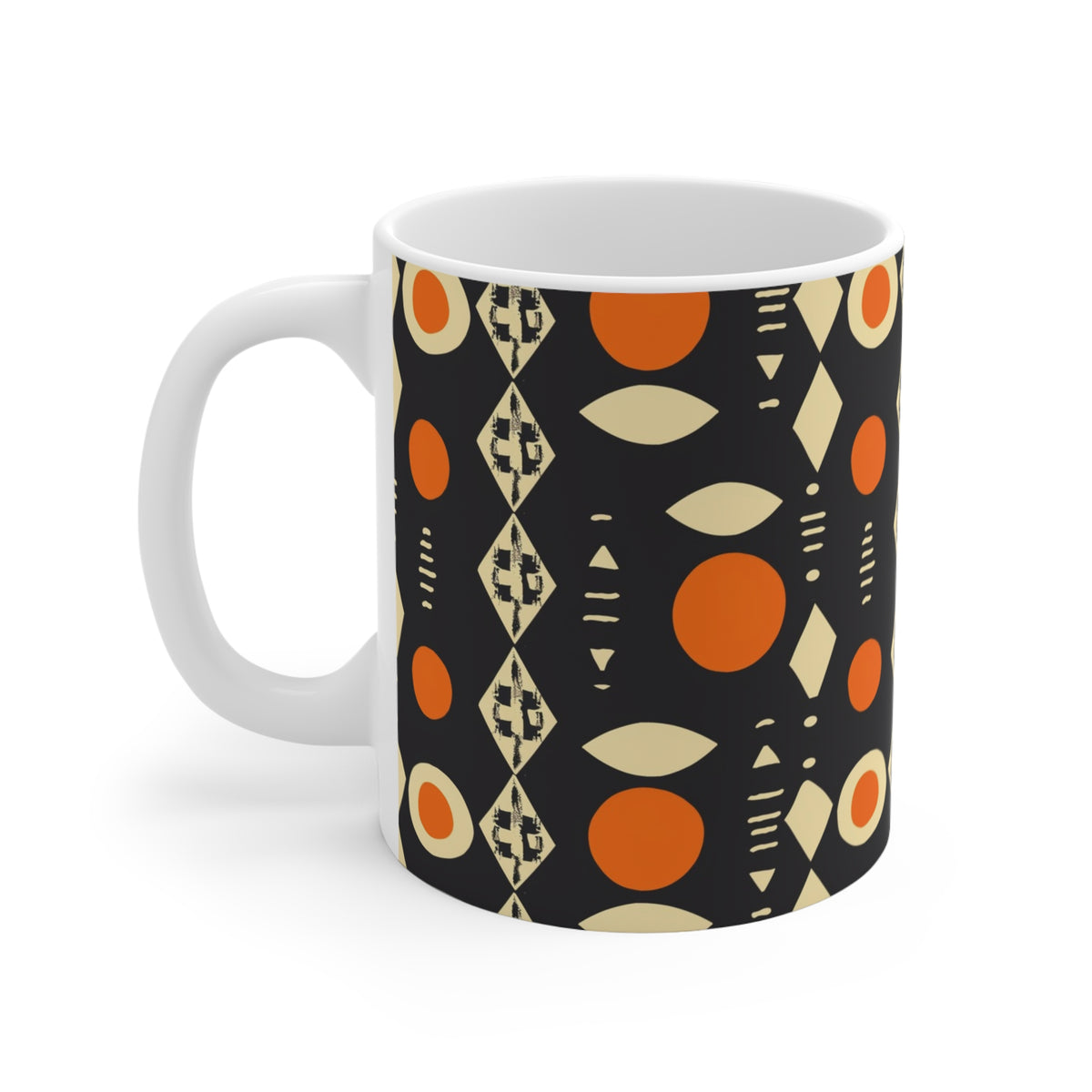 All-Over African Pattern Coffee Mug 600