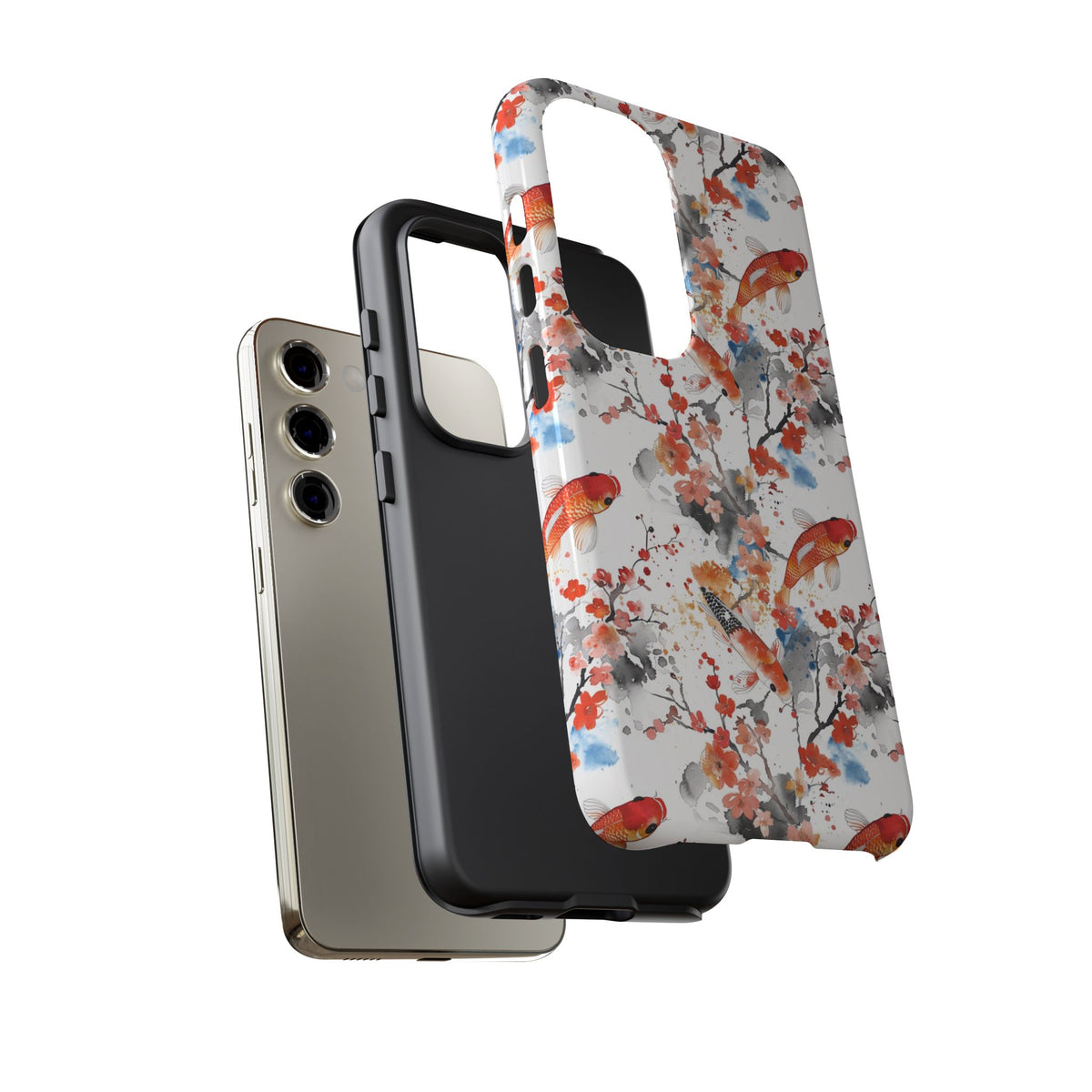 Japanese Pattern Phone Case – Elegant & Timeless Design for Your Phone 035