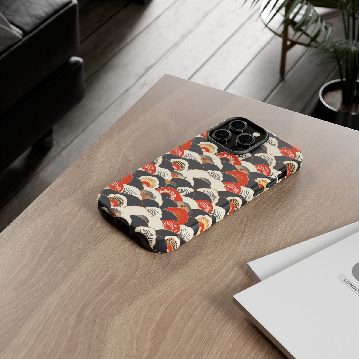 Japanese Pattern Phone Case – Elegant & Timeless Design for Your Phone 080