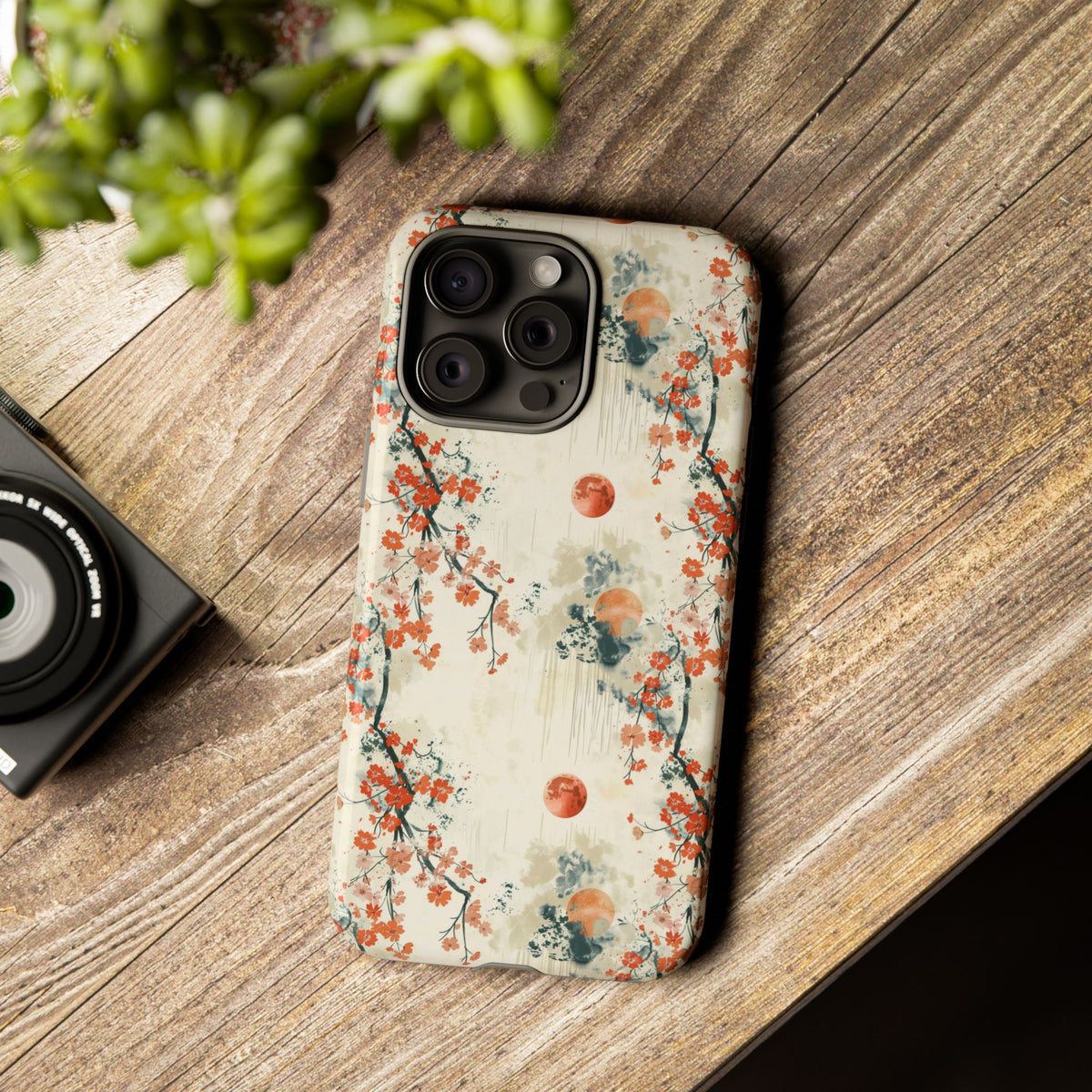 Japanese Pattern Phone Case – Elegant & Timeless Design for Your Phone 075