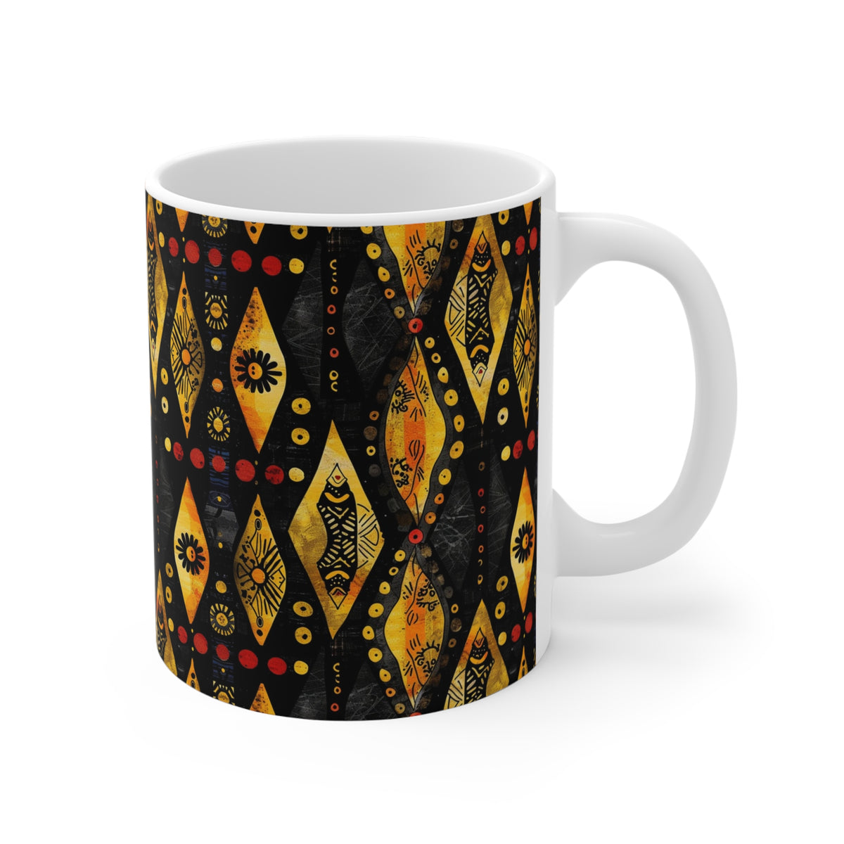 All-Over African Pattern Coffee Mug 652