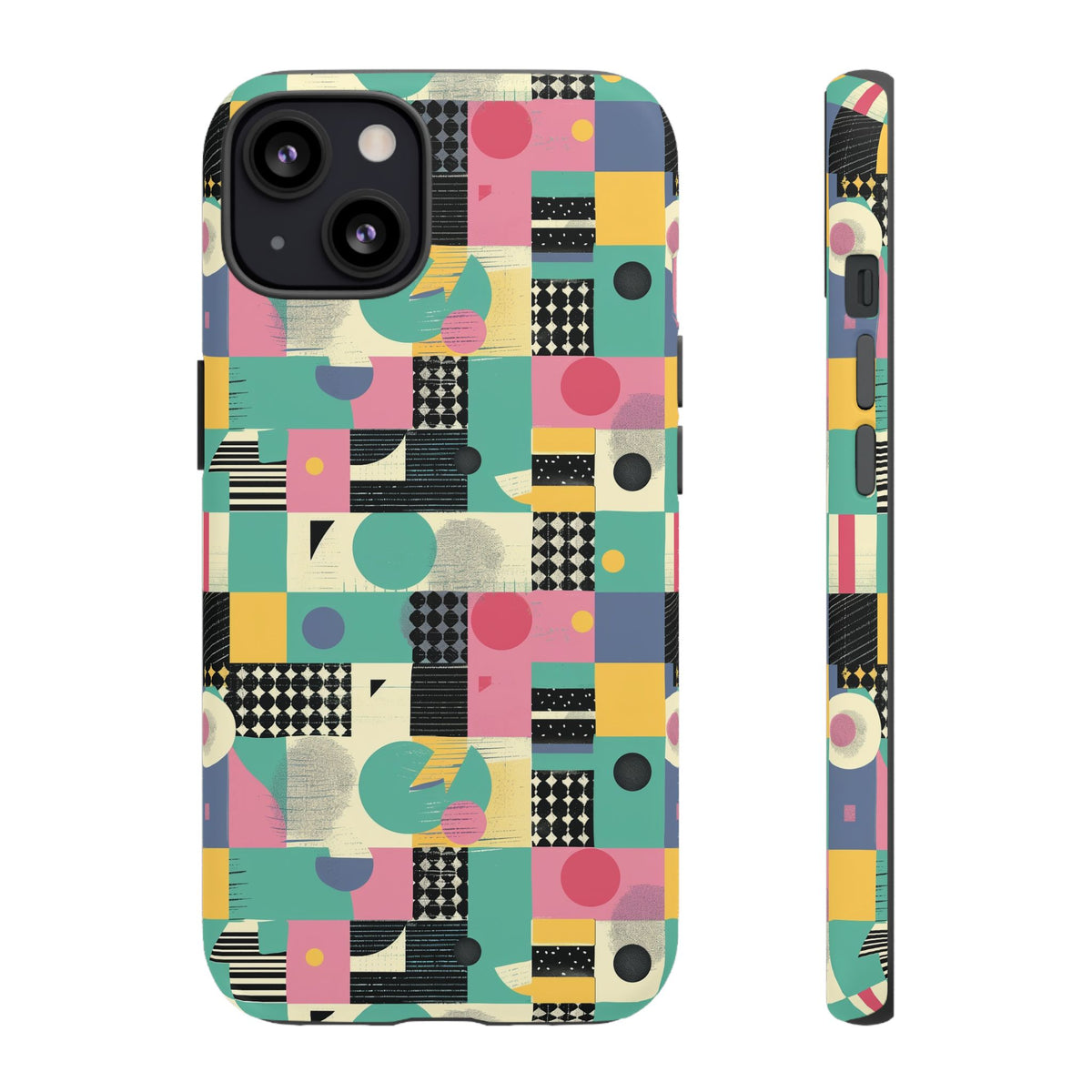 Retro 80s Seamless Phone Case – Vintage Style Meets Modern Protection 289