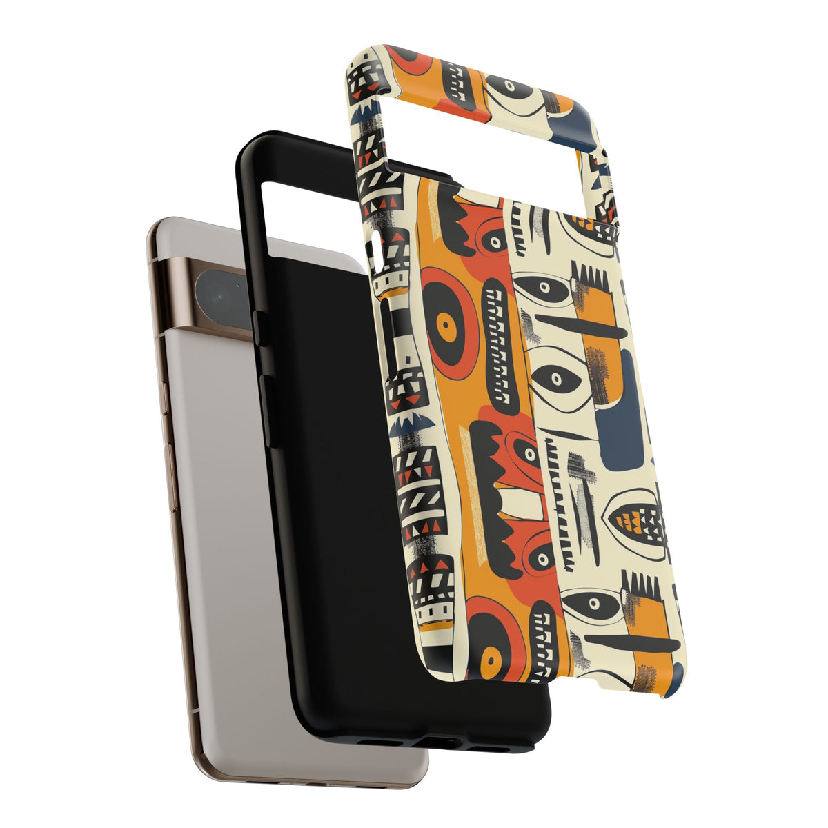 Stylish African Pattern Phone Case – Unique and Vibrant Protection 204