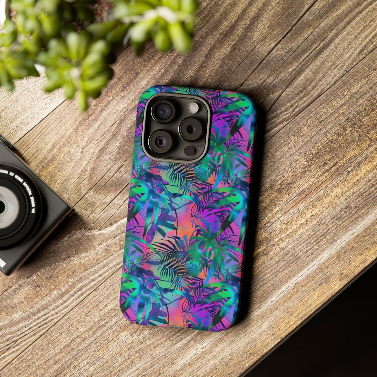 Jungle Pattern Phone Case – Exotic & Lush Design for Your Phone 325