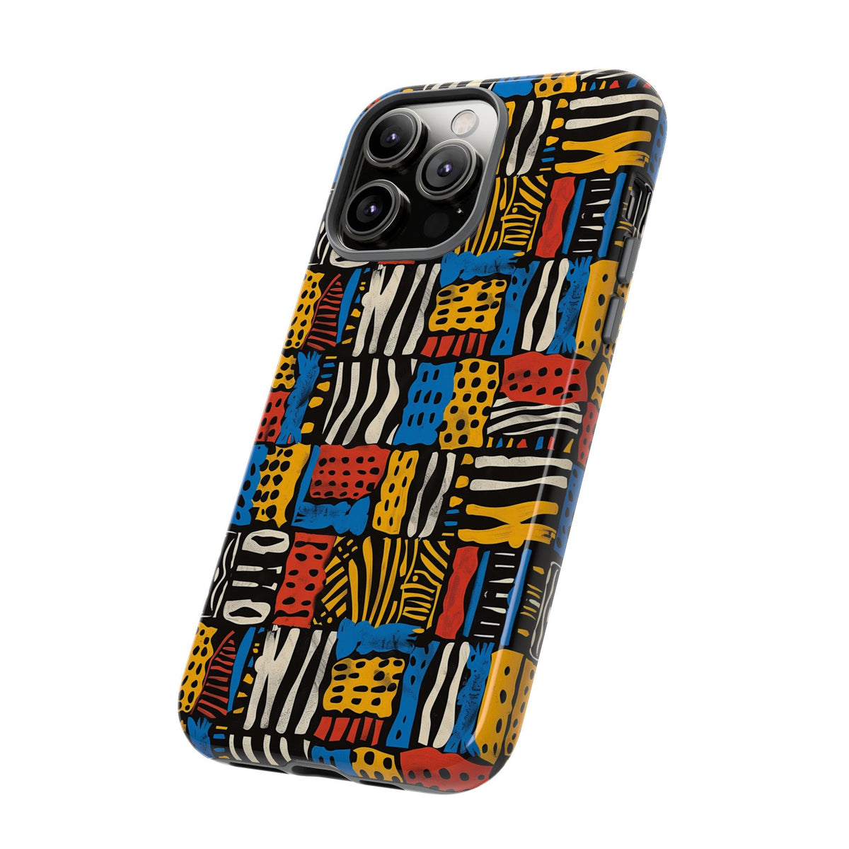 Stylish African Pattern Phone Case – Unique and Vibrant Protection 179