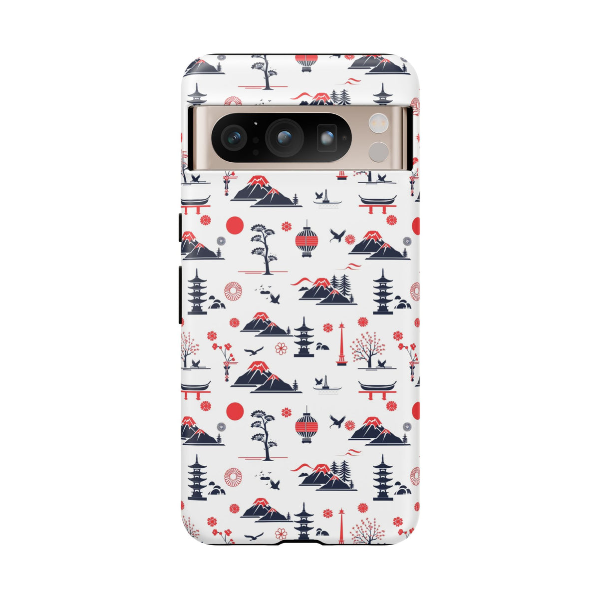 Japanese Pattern Phone Case – Elegant & Timeless Design for Your Phone 079