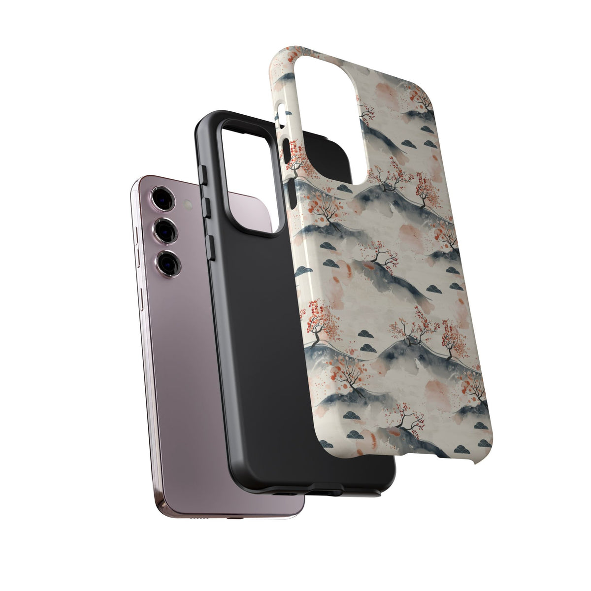 Japanese Pattern Phone Case – Elegant & Timeless Design for Your Phone 094