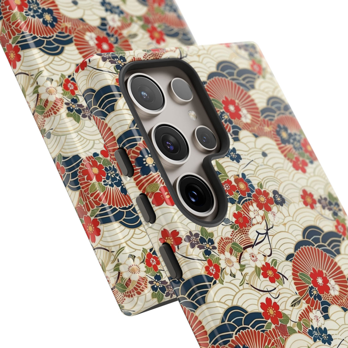 Japanese Pattern Phone Case – Elegant & Timeless Design for Your Phone 124