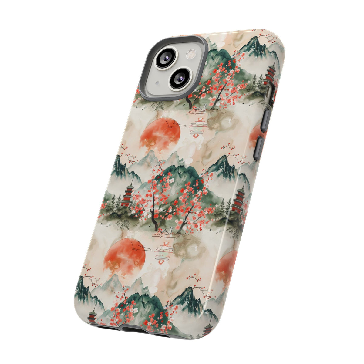 Japanese Pattern Phone Case – Elegant & Timeless Design for Your Phone 057