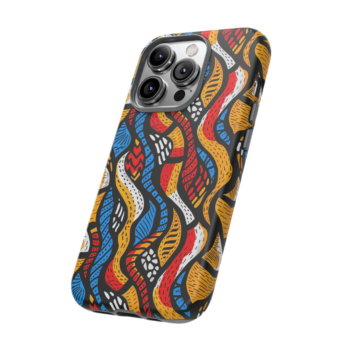 Stylish African Pattern Phone Case – Unique and Vibrant Protection 155