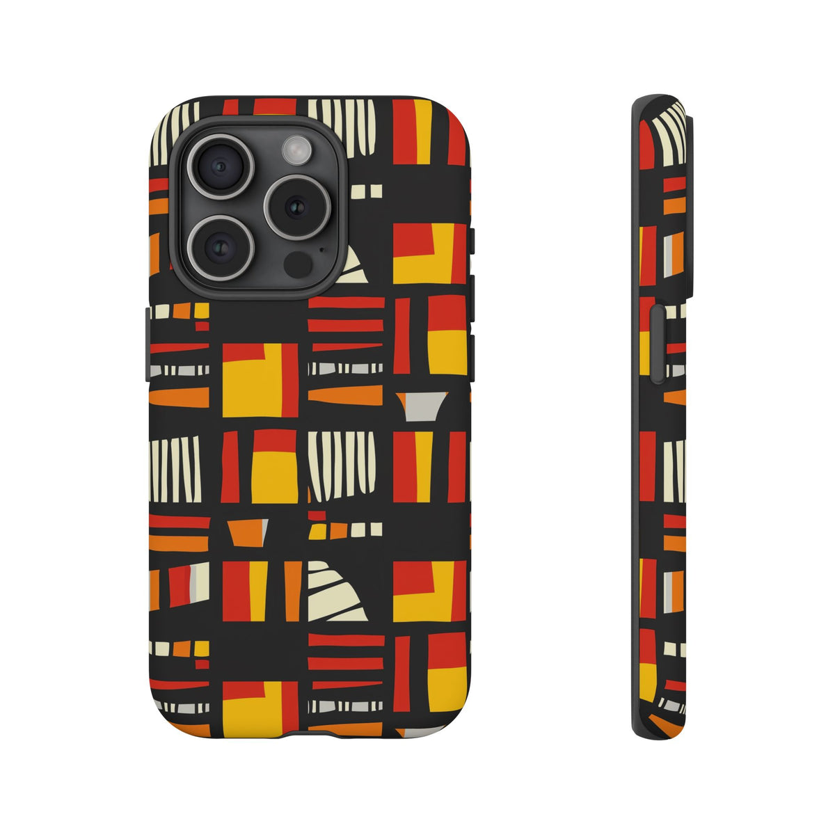 Stylish African Pattern Phone Case – Unique and Vibrant Protection 099