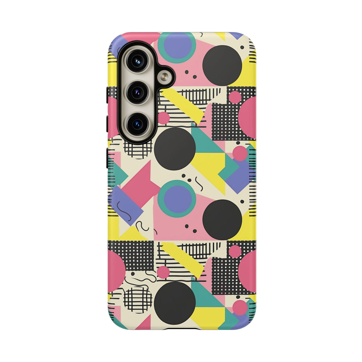 90s Themed Seamless Pattern Phone Case – Embrace Retro Style and Protection 228