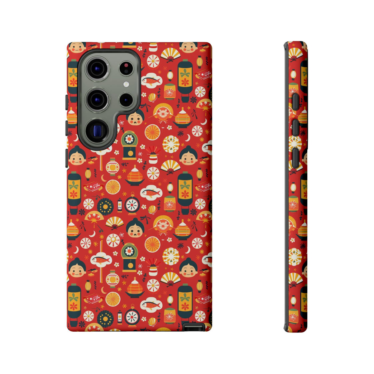 Japanese Pattern Phone Case – Elegant & Timeless Design for Your Phone 087