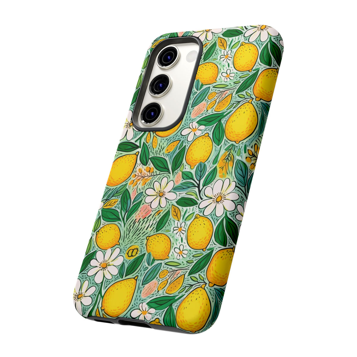 Cute Summer Lemons Phone Case – Refreshing Citrus Design for Your Phone 3