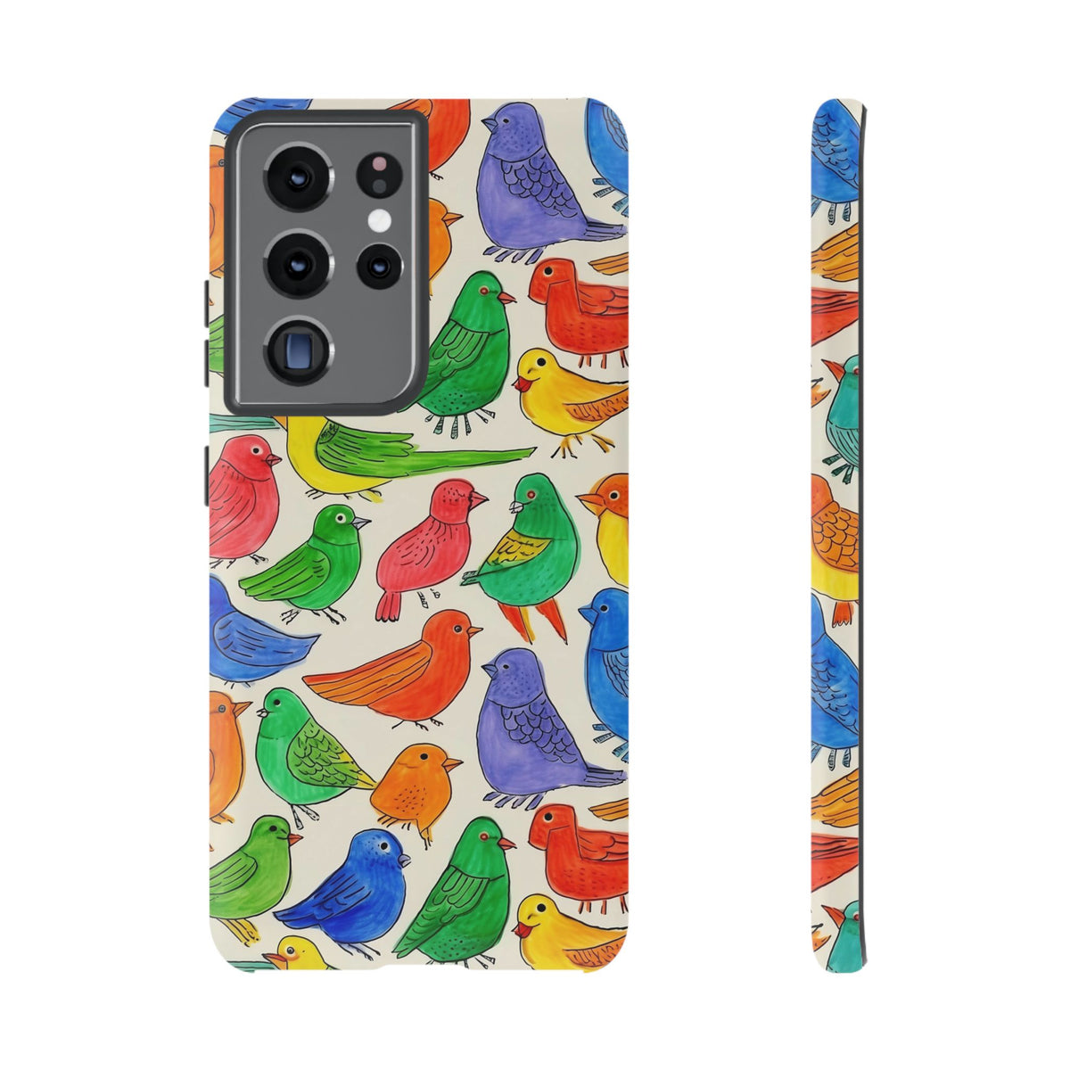 Birds Seamless Pattern Phone Case – Elegant and Timeless Avian Design 2