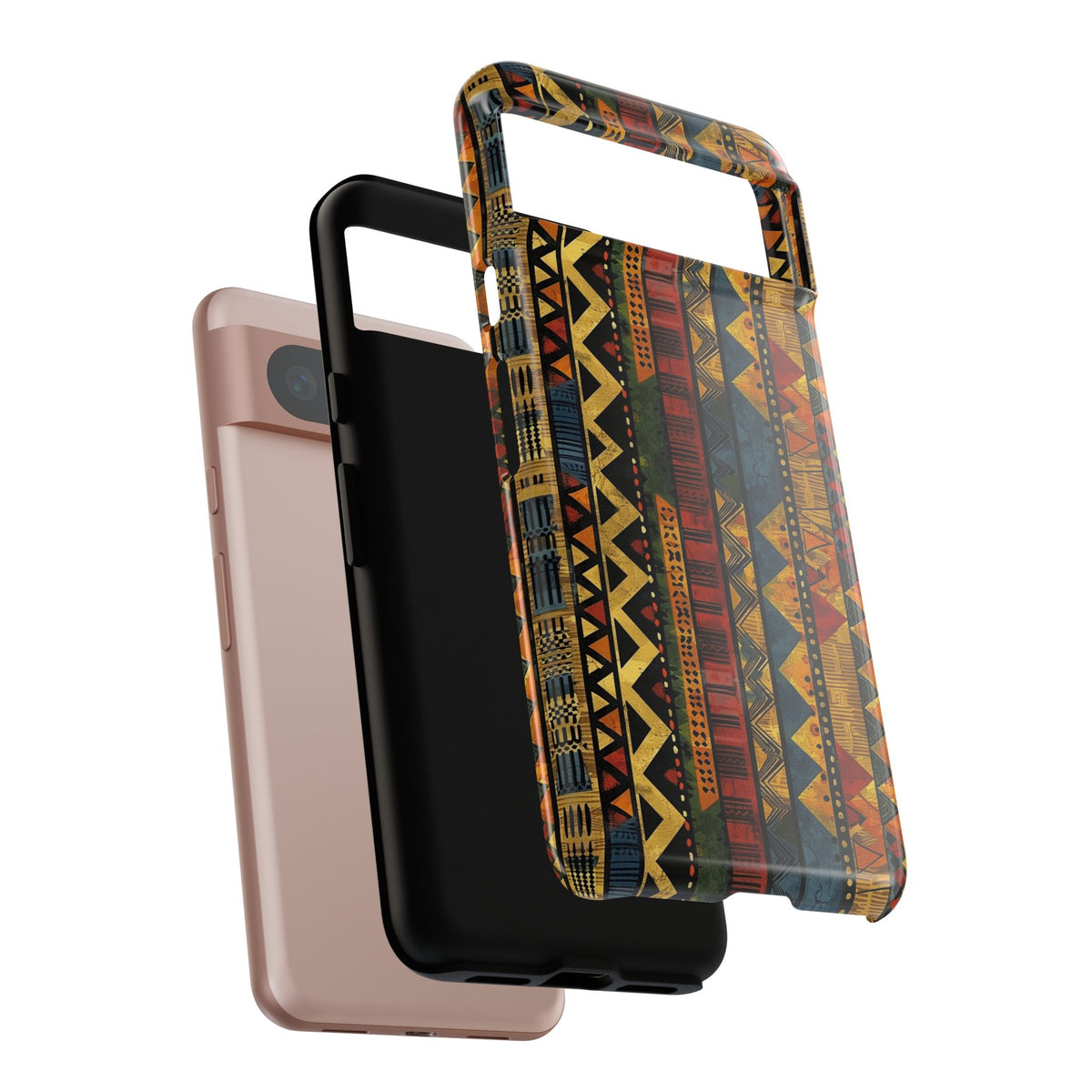 Stylish African Pattern Phone Case – Unique and Vibrant Protection 166