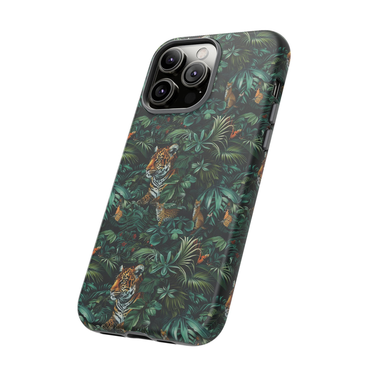 Jungle Pattern Phone Case – Exotic & Lush Design for Your Phone 326