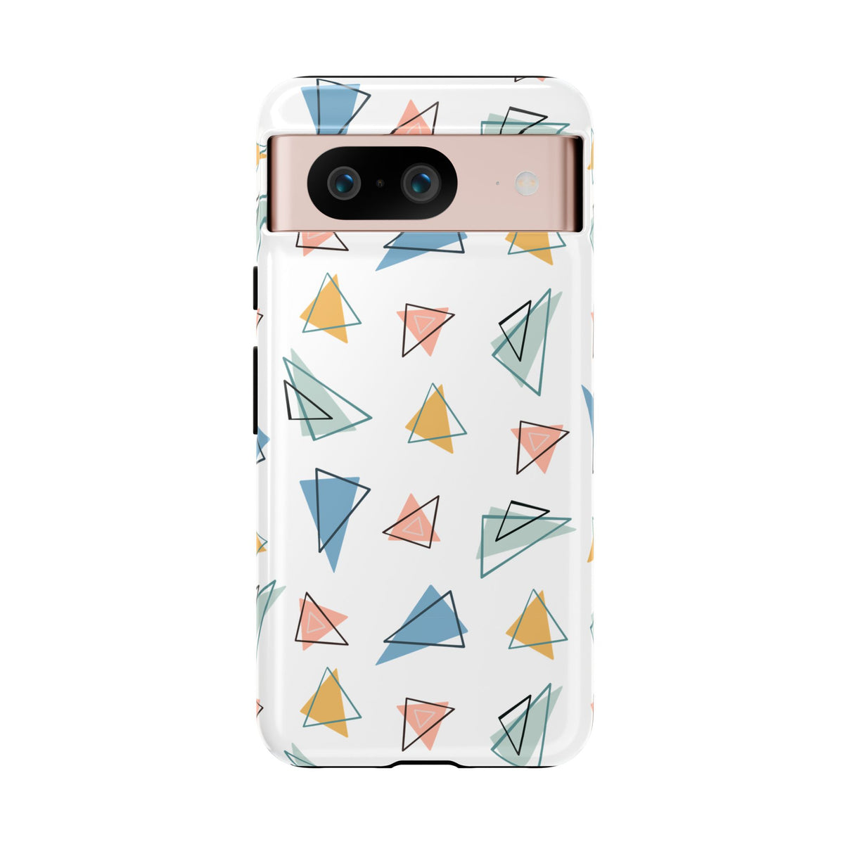 Triangle Pattern Phone Case – Modern & Durable Geometric Design