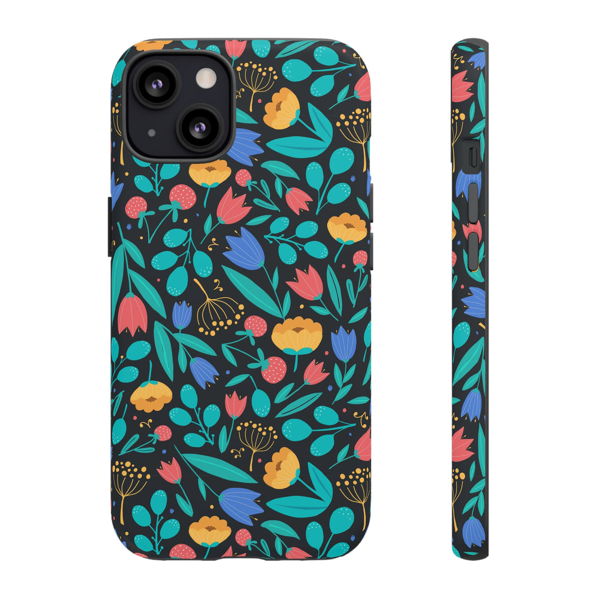 Colorful Little Flower Design Phone Case – Bright and Cheerful Floral Phone Cover