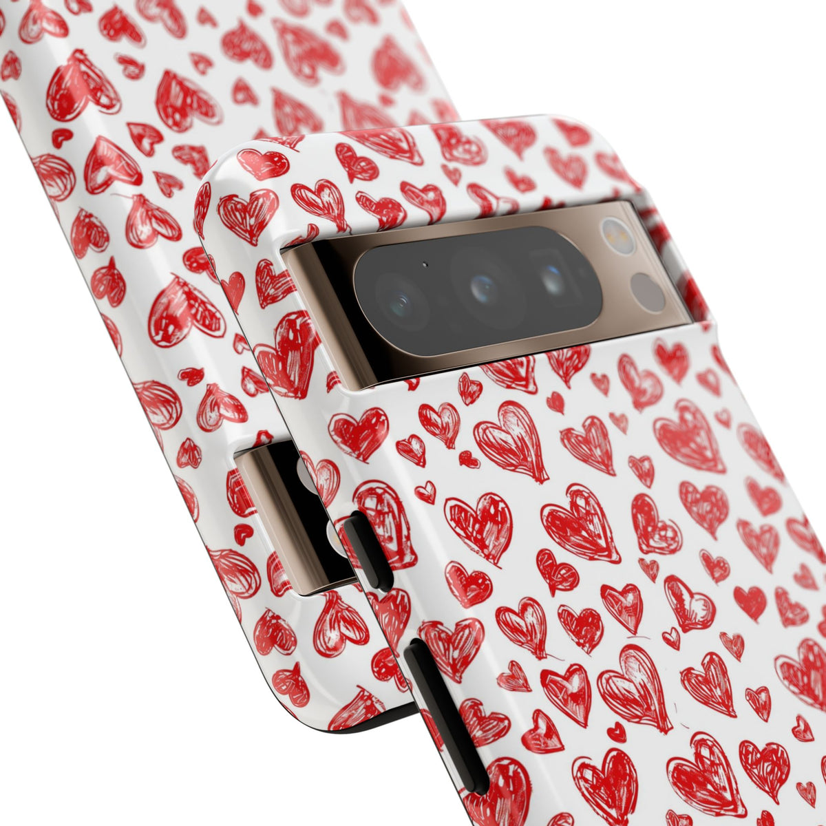 Heart Pattern Phone Case – Stylish & Loving Design for Your Device 814