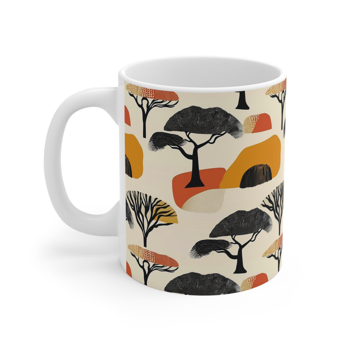 All-Over African Pattern Coffee Mug 668