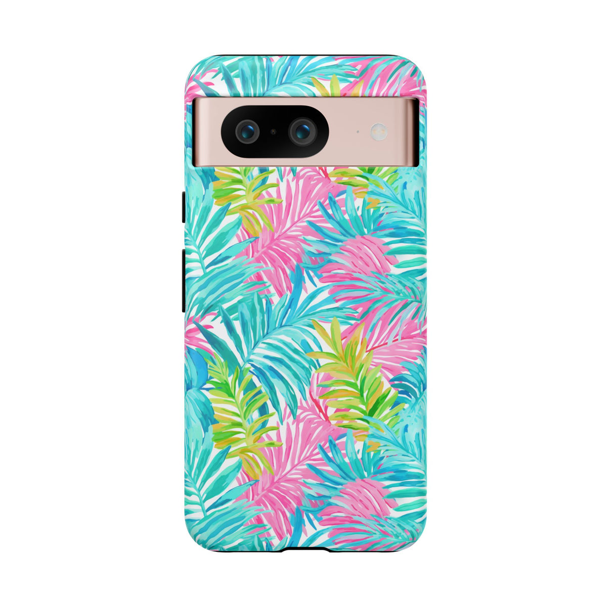 Vibrant Summer Leaves Phone Case – Colorful & Durable Summer Design