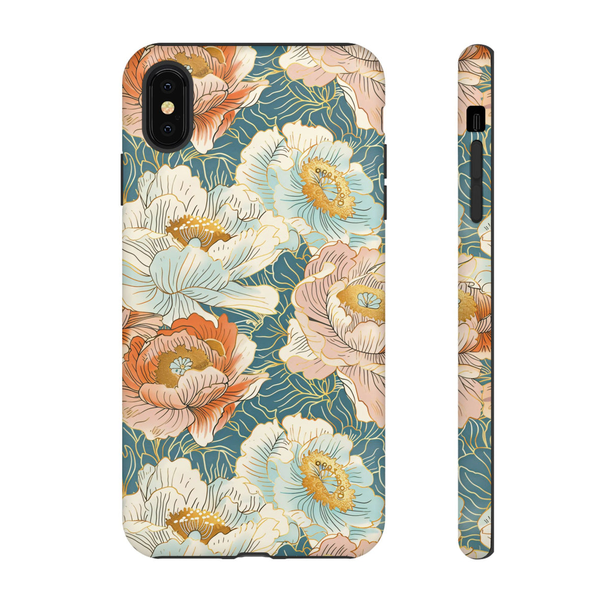 Japanese Blossom Asian Floral Design Phone Case – Elegant Floral Phone Cover 3