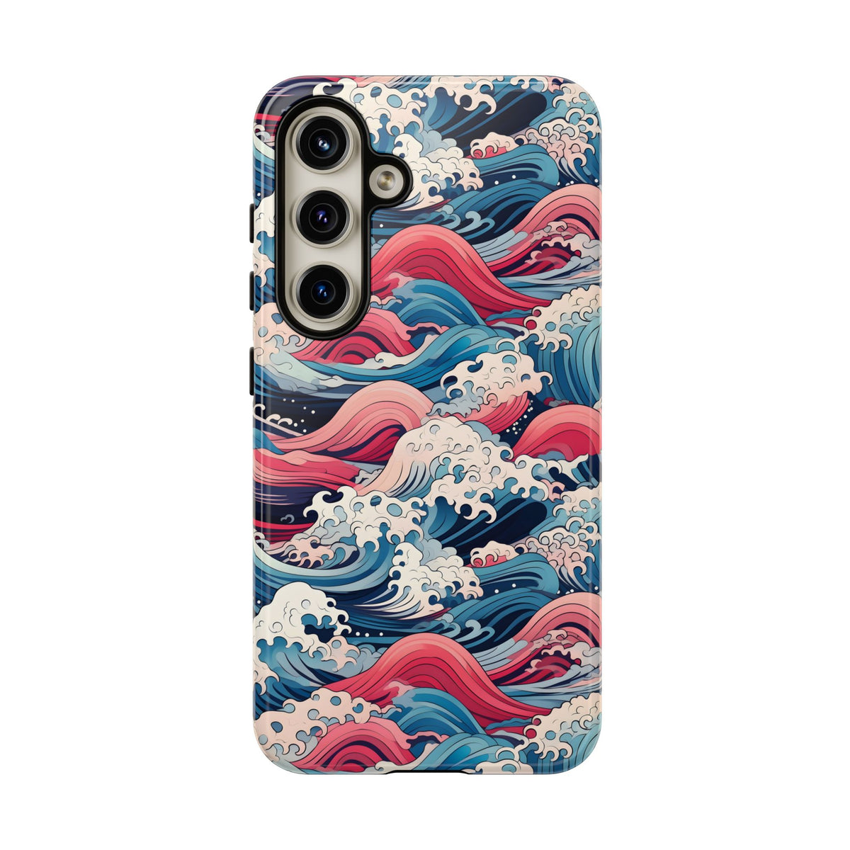 Japanese Waves Phone Case – Embrace Timeless Elegance with Classic Design 3