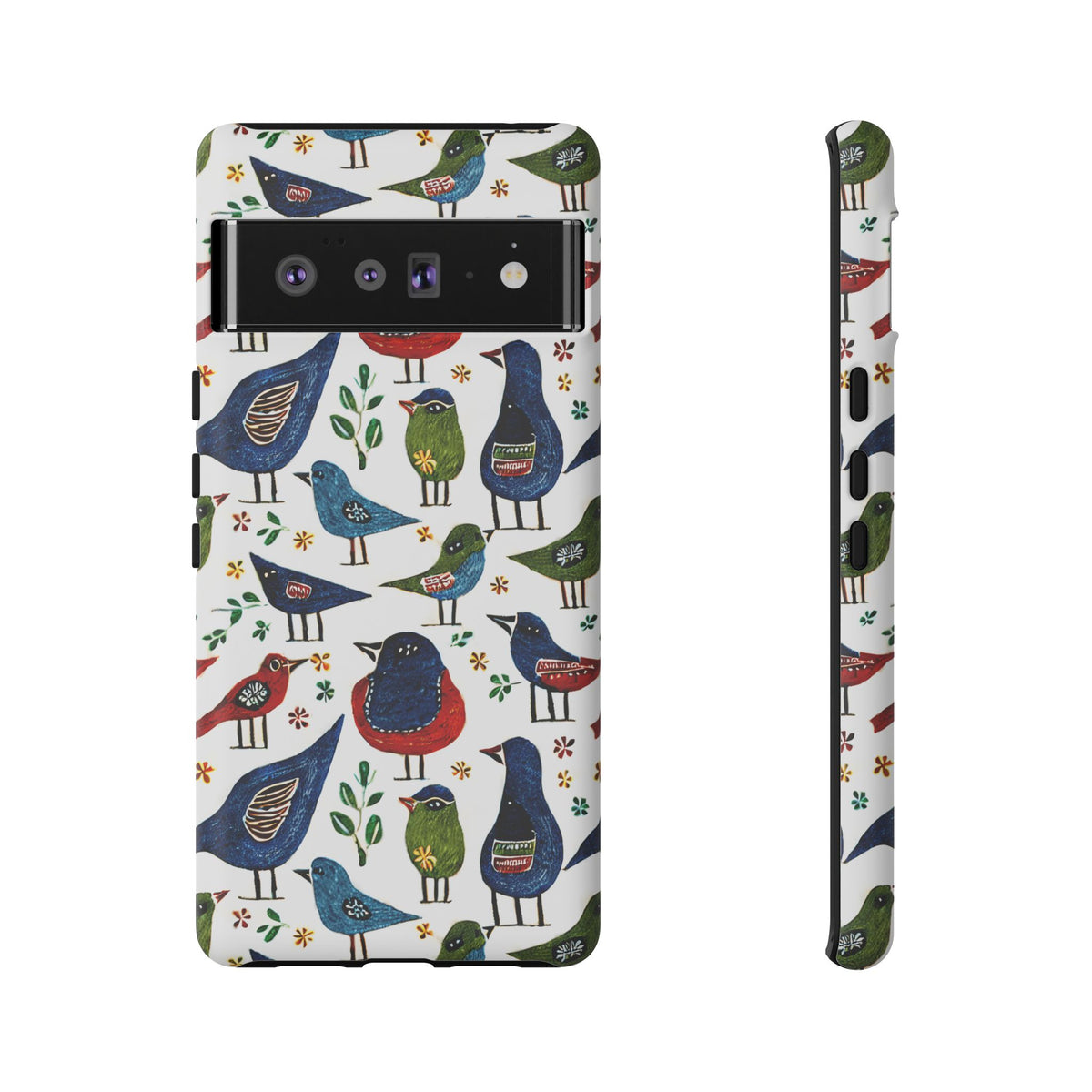 Birds Seamless Pattern Phone Case – Elegant and Timeless Avian Design 12