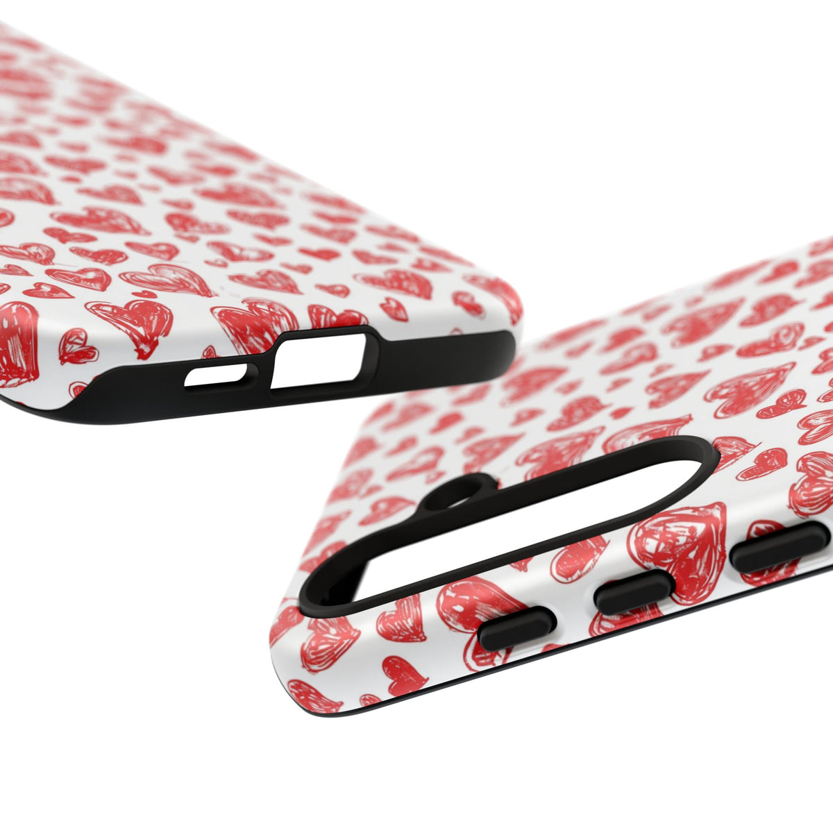 Heart Pattern Phone Case – Stylish & Loving Design for Your Device 814