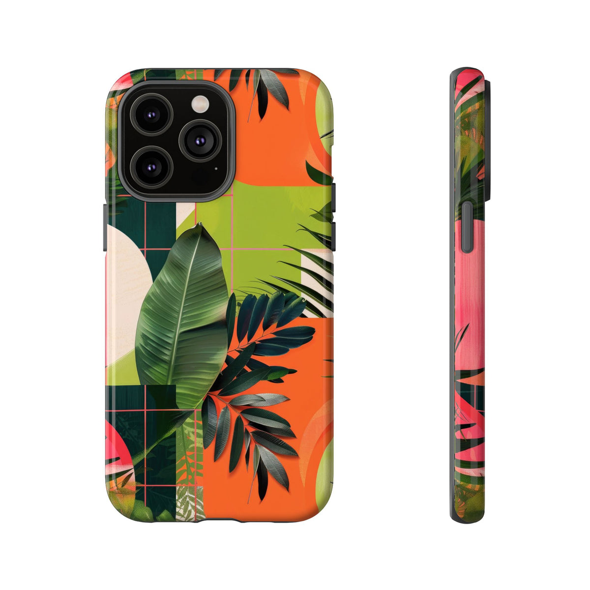 Jungle Collage Phone Case – Vibrant & Durable Nature-Inspired Protection