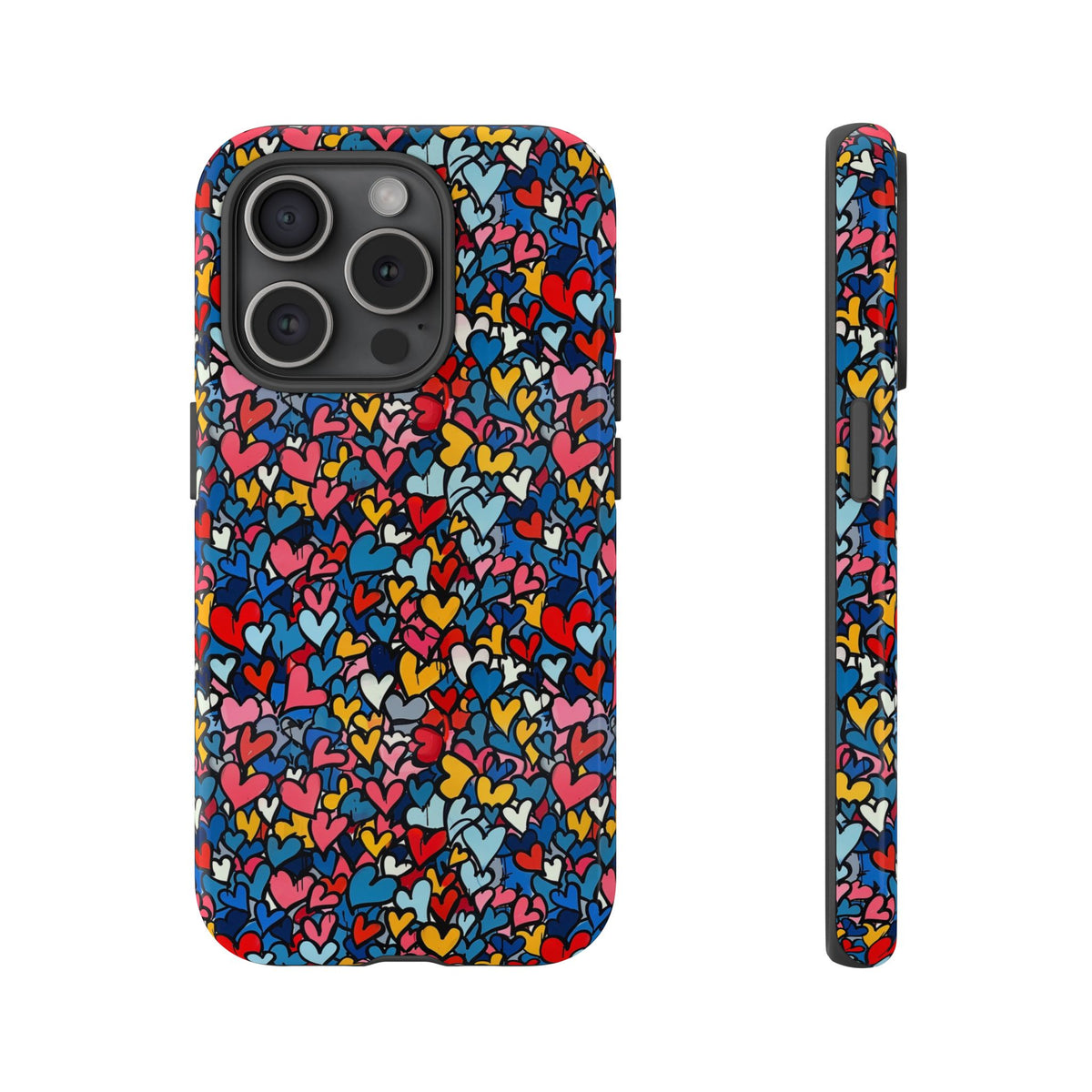 Heart Pattern Phone Case – Stylish & Loving Design for Your Device 820