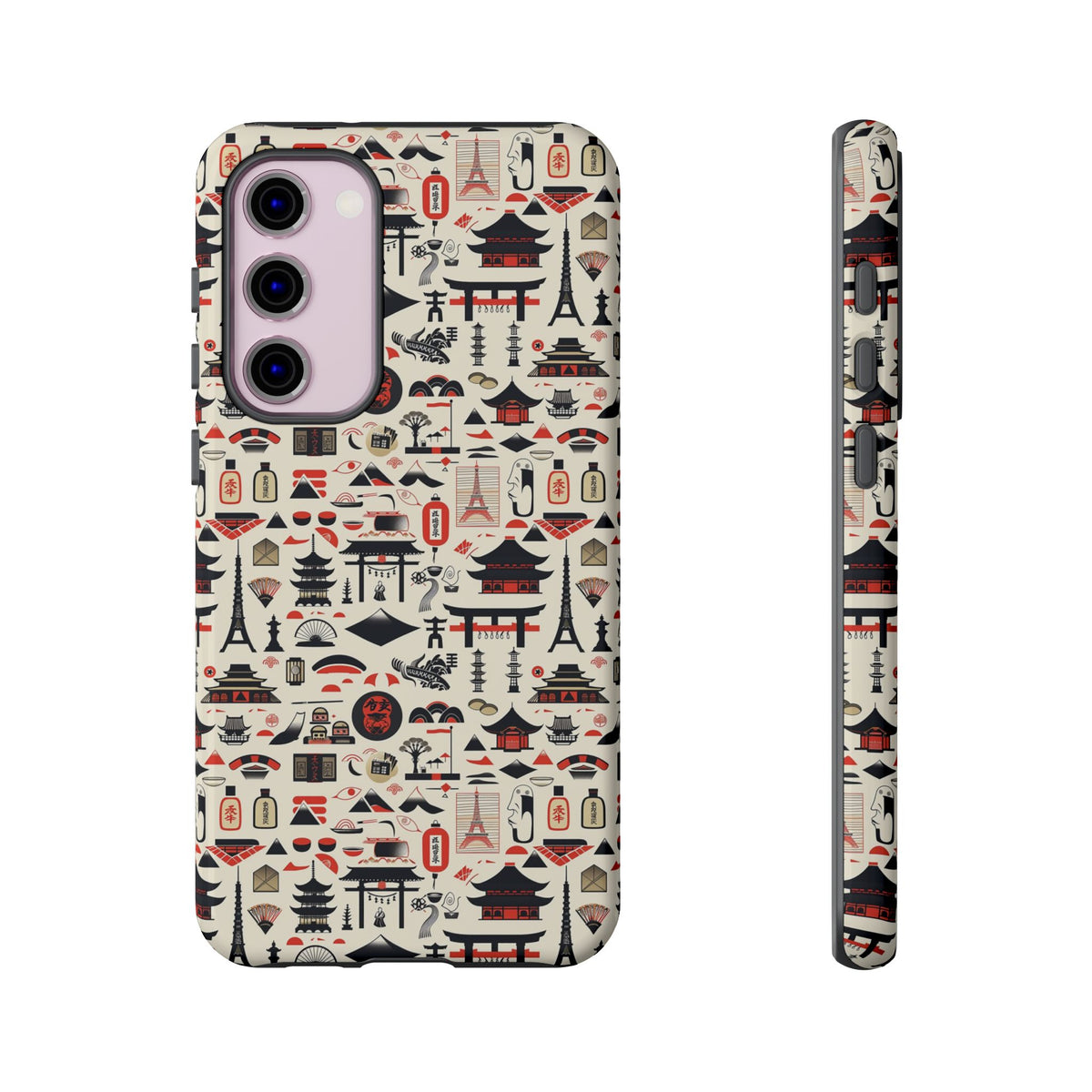 Japanese Pattern Phone Case – Elegant & Timeless Design for Your Phone 010