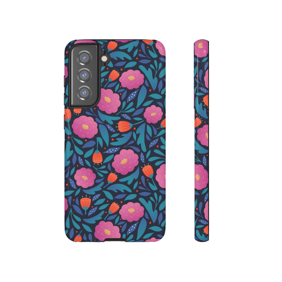 Colorful Little Flower Design Phone Case – Bright and Cheerful Floral Phone Cover 2