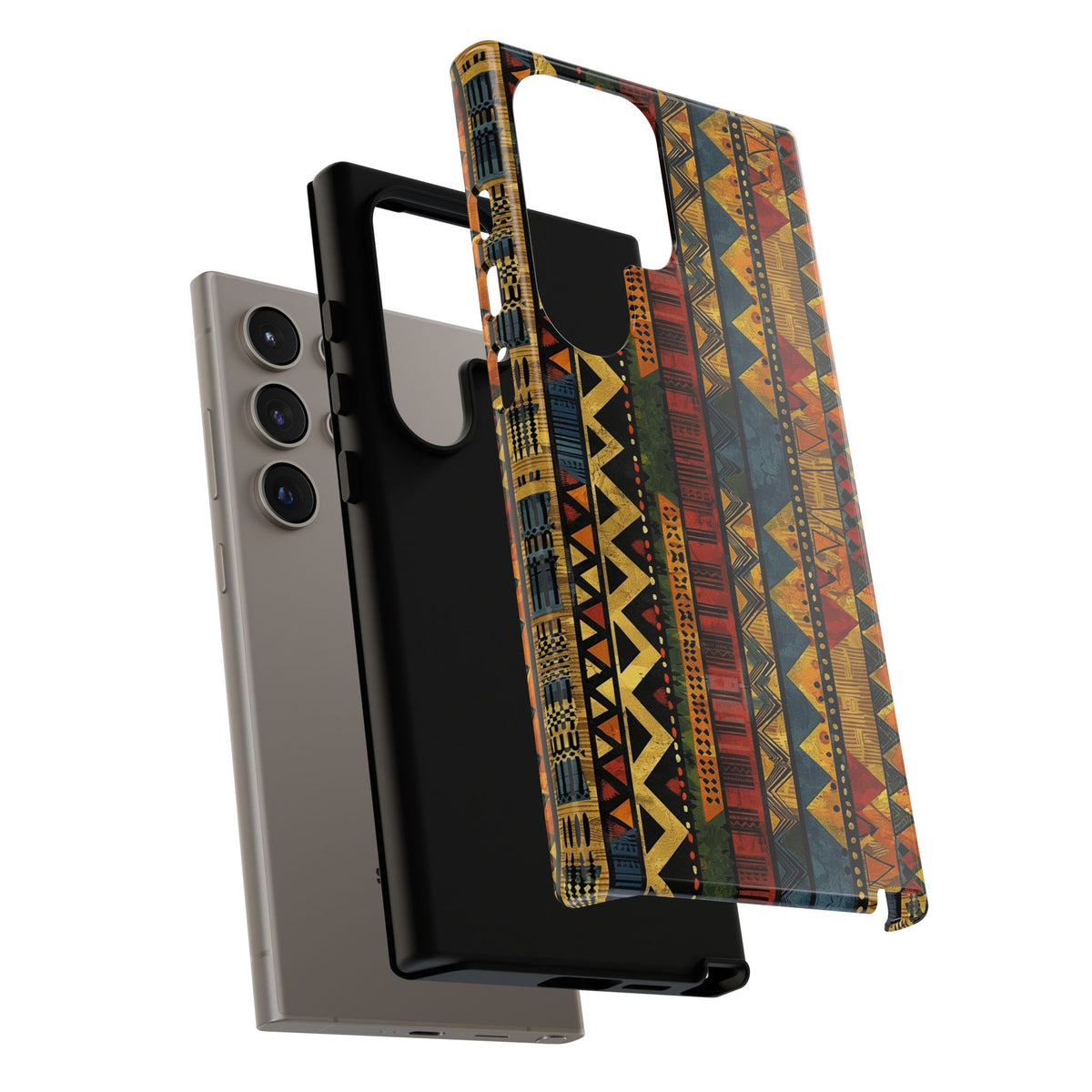 Stylish African Pattern Phone Case – Unique and Vibrant Protection 166