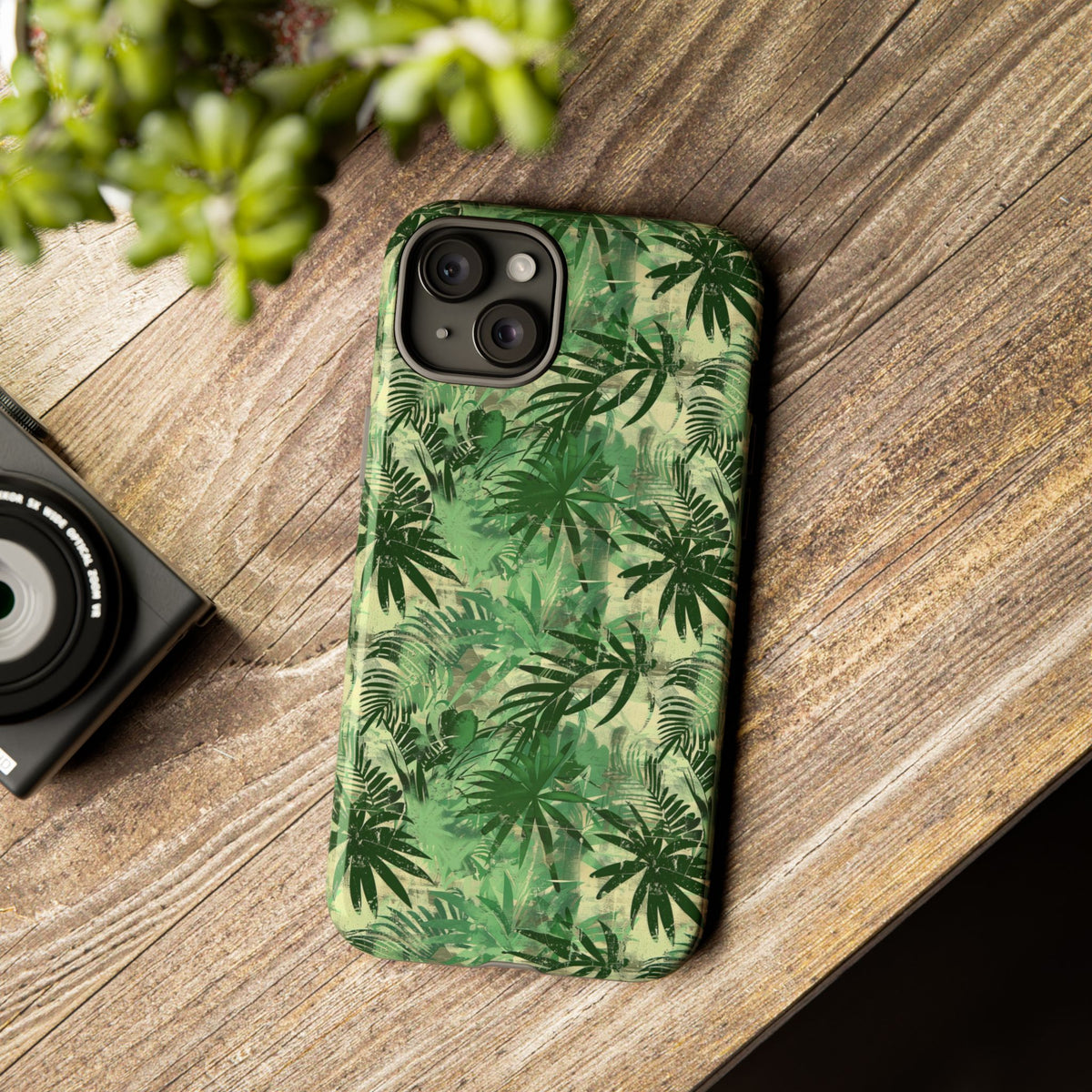 Jungle Pattern Phone Case – Exotic & Lush Design for Your Phone 336