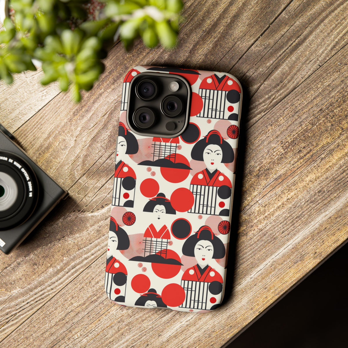 Japanese Pattern Phone Case – Elegant & Timeless Design for Your Phone 018