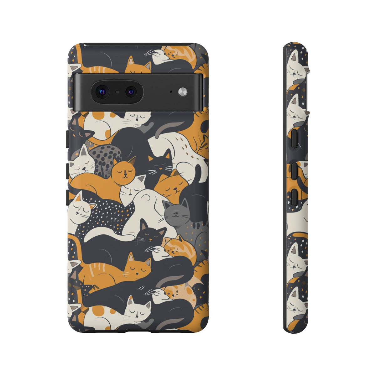 Seamless Cat Pattern Design Phone Case – Playful and Stylish Cat-Themed Phone Cover 2