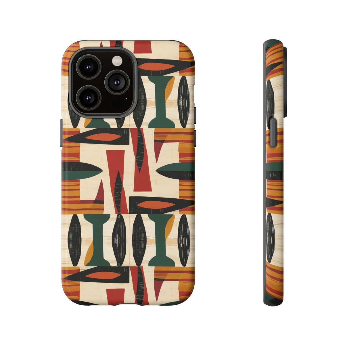 Stylish African Pattern Phone Case – Unique and Vibrant Protection 196