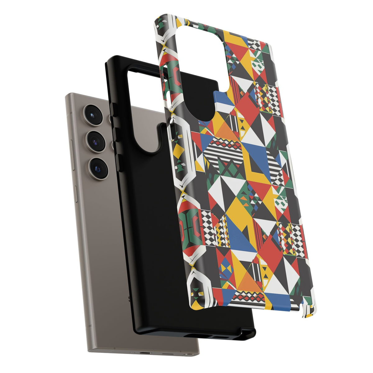 Stylish African Pattern Phone Case – Unique and Vibrant Protection 182