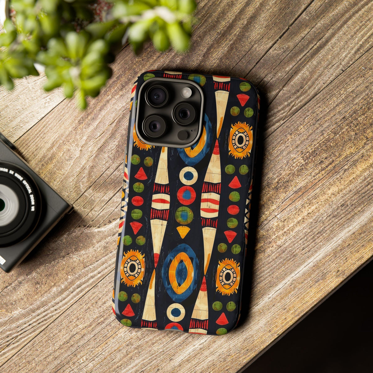 Stylish African Pattern Phone Case – Unique and Vibrant Protection 165