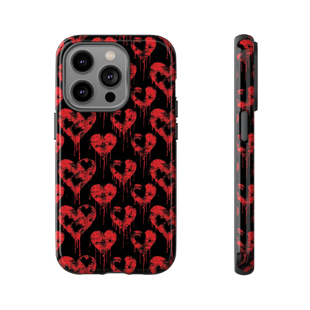 Heart Pattern Phone Case – Stylish & Loving Design for Your Device 367