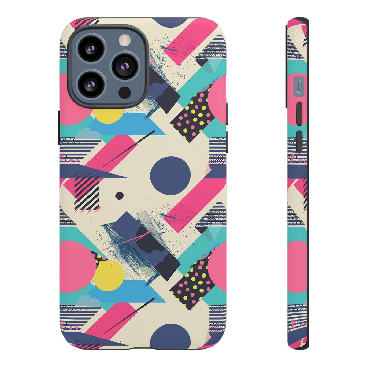 Retro 80s Seamless Phone Case – Vintage Style Meets Modern Protection 089