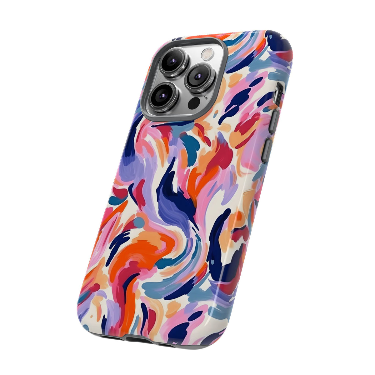 Abstract Painting Design Phone Case – Modern Art-Inspired Phone Cover 3